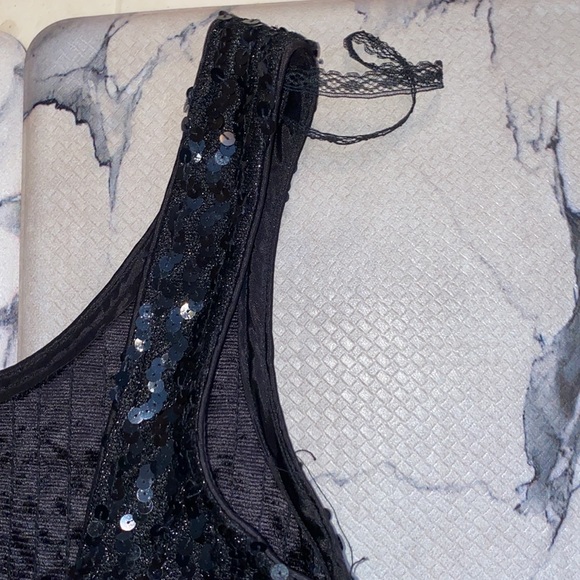 Women’s Little BLACK Dress, Fredricks of Hollywood Sequined SEXY🔥SHAPELY size M - Picture 11 of 16